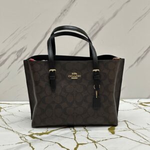 Coach Signature Mollie 25 Brown Black