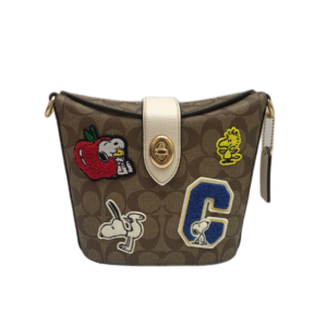 Coach Addie Crossbody Khaki Chalk Peanut Patches
