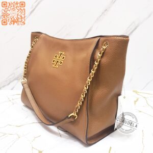 Tory Burch Britten Tote Bag in Bark