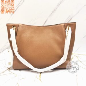 Tory Burch Britten Tote Bag in Bark