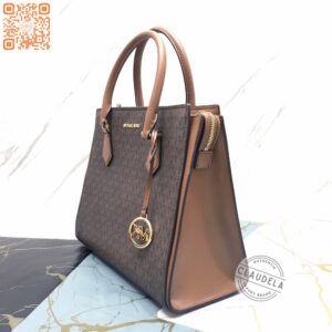 Michael Kors Hope Large Satchel Signature Brown