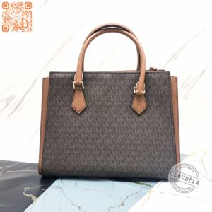 Michael Kors Hope Large Satchel Signature Brown