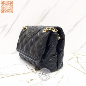 Tory Burch Fleming Soft Convertible Shoulder Bag in Black