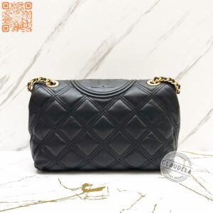 Tory Burch Fleming Soft Convertible Shoulder Bag in Black