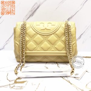Tory burch Fleming Soft Convertible Shoulder Bag Beeswax
