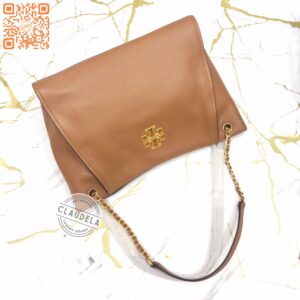 Tory Burch Britten Tote Bag in Bark