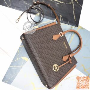 Michael Kors Hope Large Satchel Signature Brown