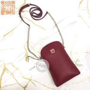 Furla Joy Phone Crossbody in Ciliegia
