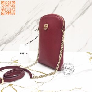 Furla Joy Phone Crossbody in Ciliegia