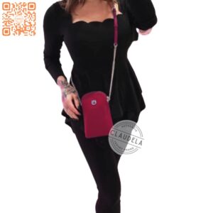 Furla Joy Phone Crossbody in Ciliegia