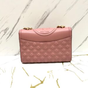 Tory Burch Fleming Medium Shoulder Bag in Pink Magnolia