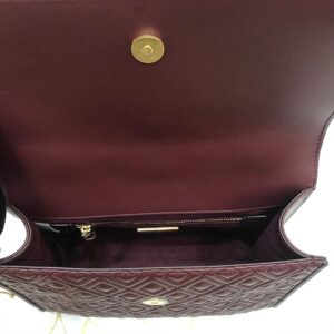 Tory Burch Fleming Small Convertible Shoulder Bag in Imperial Garnet