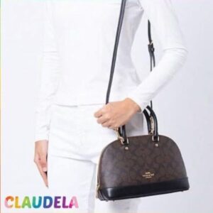 Coach Mini Sierra in Signature Dark Brown