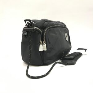 Bimba Y Lola Sling Bag in Drak Grey Drawstring Strap