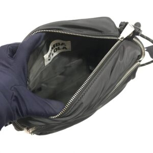 Bimba Y Lola Sling Bag in Drak Grey Drawstring Strap