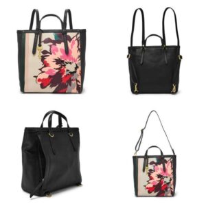 Fossil Camilla 3-way Convertible Backpack Small Floral