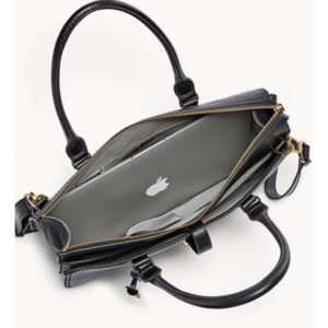 FOSSIL Ryder Satchel Large (Work Bag) in Black Leather