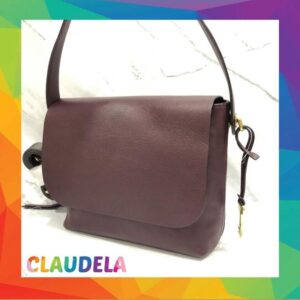 Fossil Maya Flap Crossbody Large in Fig Leather