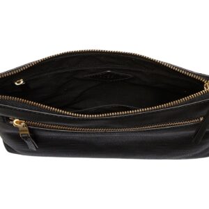 Fossil Fiona Small Crossbody in Black Leather